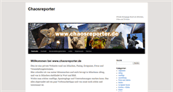 Desktop Screenshot of chaosreporter.de
